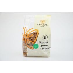 Granola bezlepková křupavá s čokoládou Natural Jihlava (300 g)