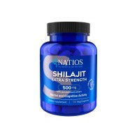 NATIOS Shilajit Extract, 500 mg, Extra Strength, 90 veganských kapslí