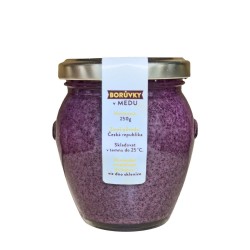 Borůvky v medu (250 g) Včelařství Kvasnička