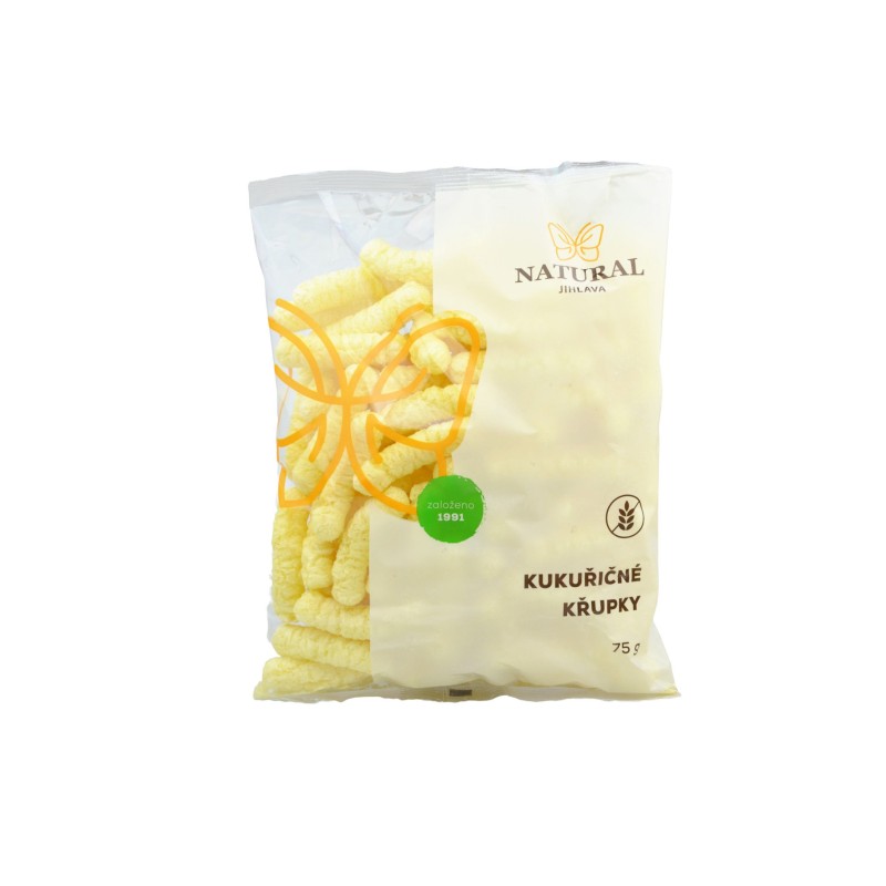Křupky kukuřičné bez lepku - Natural Jihlava 75g