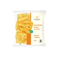 Křupky kukuřičné jablko a mrkev - Natural Jihlava bez lepku 40g