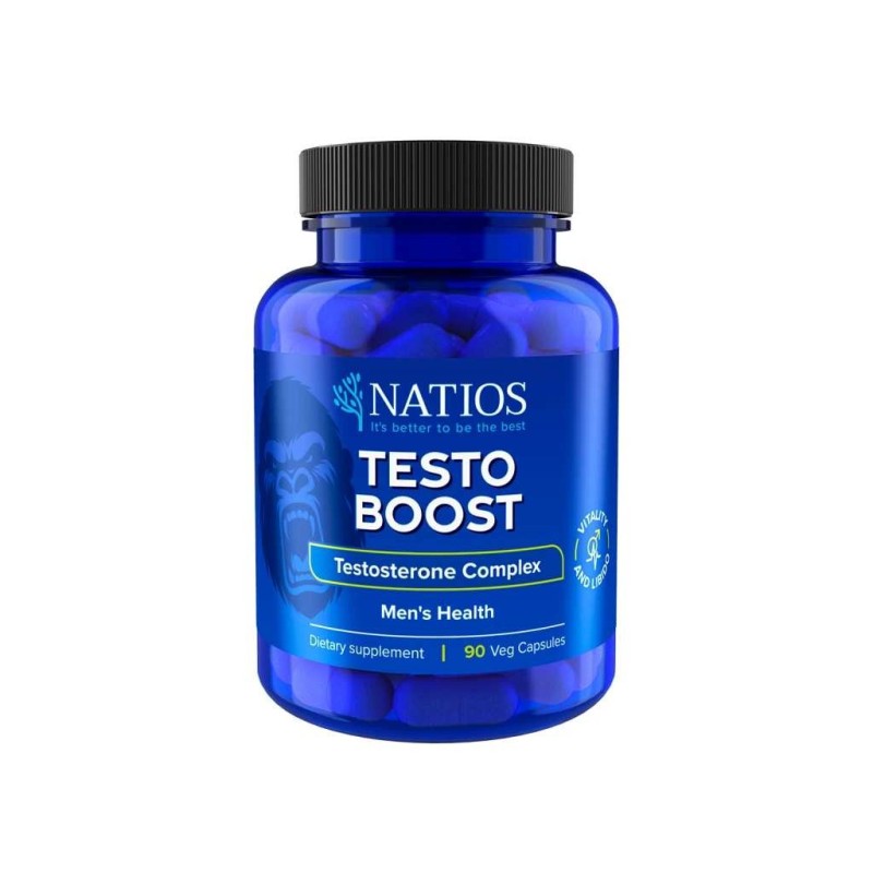 NATIOS TestoBoost, Komplex 11 složek, 90 veganských kapslí