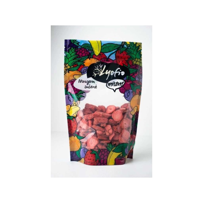 Lyofio Jahody plátky lyofilizované (mrazem sušené) 100 g