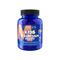 NATIOS Kids Magnesium Malate, 250 mg, 180 jahodových cucacích tabletek