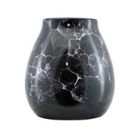 Kalabasa keramická Mramor - Marmol černá (300 ml)