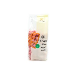Křupky rýžové jogurt - malina - Natural Jihlava 140g