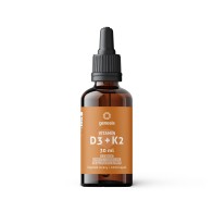 Genesis Vitamin D3 a K2 (MK-7) kapky, 30 ml (1000 kapek)