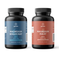 Balíček hořčíků Genesis (Magnesium Bisglycinate + Malát), 2x90 kapslí