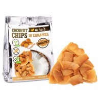 Mixit kokosové chipsy do kapsy – Karamel 45g