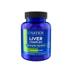 NATIOS Liver Complex, Komplex 6 složek na játra, 90 veganských kapslí
