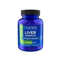NATIOS Liver Complex, Komplex 6 složek na játra, 90 veganských kapslí
