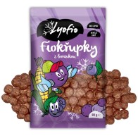 Lyofio Kukuřičné křupky – borůvka (80 g)