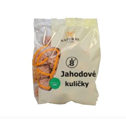 Jahodové kuličky bez lepku - Natural Jihlava (150 g)