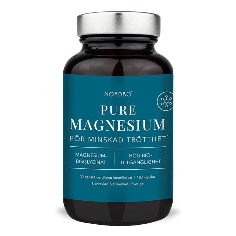 Nordbo Pure Magnesium 180 kapslí (Hořčík)