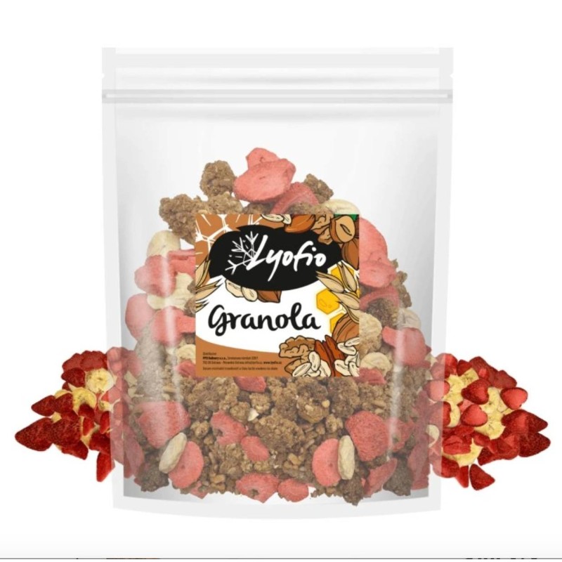 Lyofio Granola jahoda + banán (500 g)