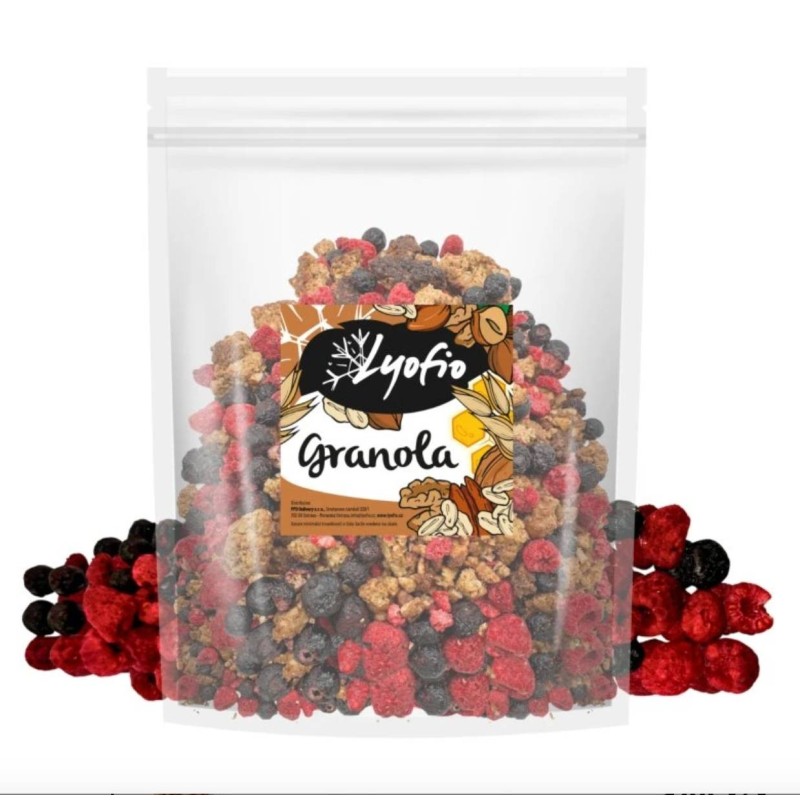 Lyofio Granola malina + borůvka (500 g)