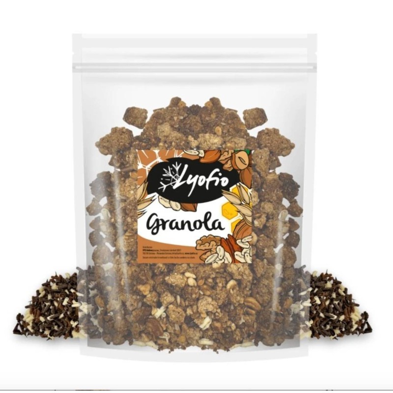 Lyofio Granola se 3 druhy čokolády (500 g)