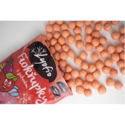 Lyofio Kukuřičné křupky – jahoda (80 g)