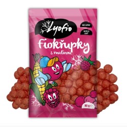 Lyofio Kukuřičné křupky – malina (80 g)