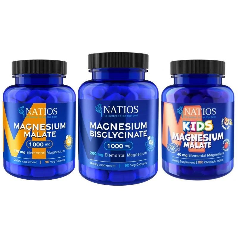 NATIOS balíček Hořčíky pro celou rodinu