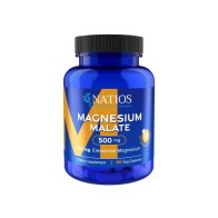 NATIOS Magnesium Malate 500 mg + B6, 90 veg. kapslí, (elem. hořčík 85 mg)
