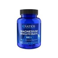 NATIOS Magnesium Bisglycinate 500 mg + B6, 90 veg. kapslí, (elem. hořčík 100 mg)