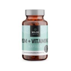 Woldohealth MSM s Vitamínem C (180 kapslí)