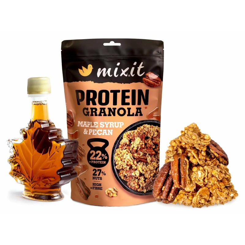 Mixit Proteinová granola z pece – Javorový sirup & pekany (350 g)