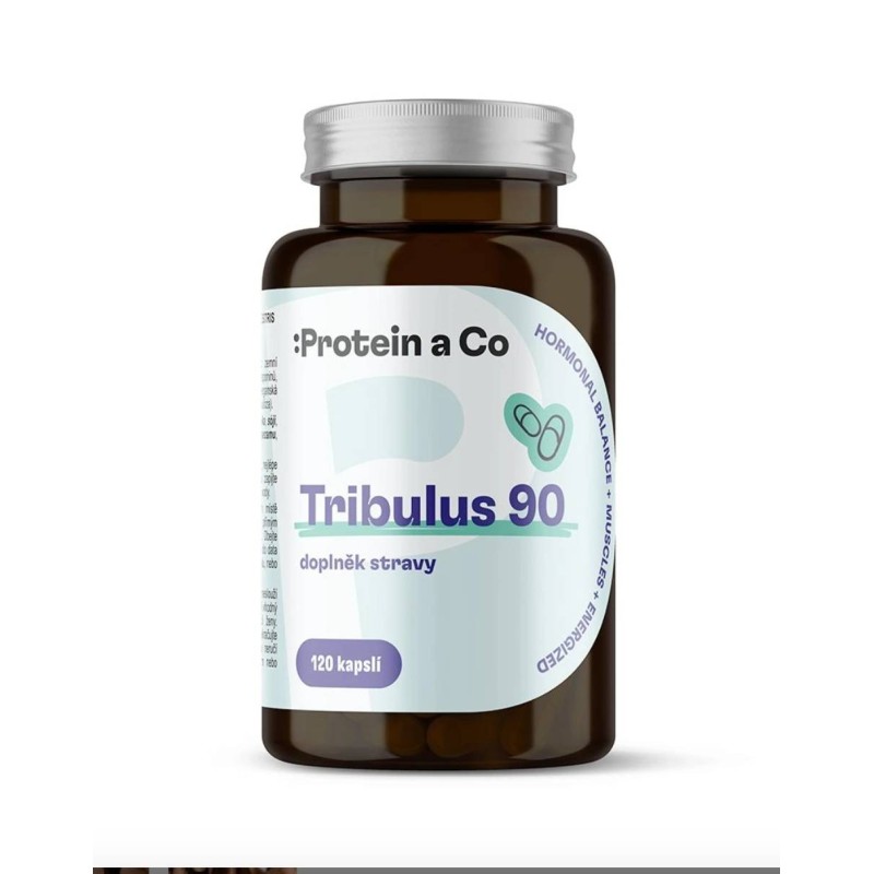 Protein a co - Tribulus 90 – nejvyšší koncentrace účinných látek (120 kapslí)