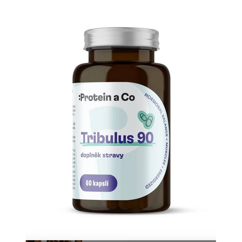 Protein a co - Tribulus 90 – nejvyšší koncentrace účinných látek (60 kapslí)
