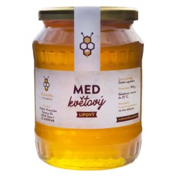 Med květový lipový (950 g) Včelařství Kvasnička