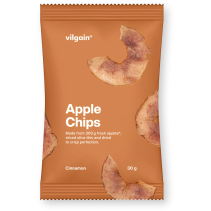 Vilgain Jablečné chipsy ⁠–⁠ sušené ultra křupavé plátky (30g)
