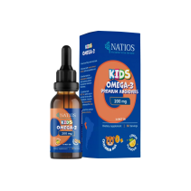 NATIOS Kids Omega-3 Premium Anchovies, 200 mg, Kapky v MCT oleji, 30 ml