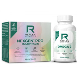 Reflex Nutrition Nexgen Pro (90 kapslí) + Omega 3 (90 kapslí)