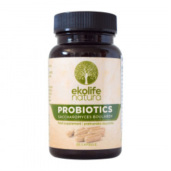 Ekolife Natura Probiotics Saccharomyces Boulardi (Probiotika Saccharomyces Boulardii) (30 kapslí)