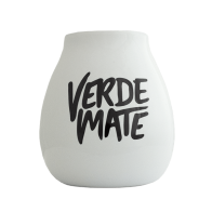 Bílá keramická kalabasa - Verde Mate (350 ml)
