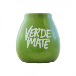 Zelená keramická kalabasa - Verde Mate (350 ml)