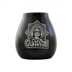 Černá keramická kalabasa - Guarani (300 ml)